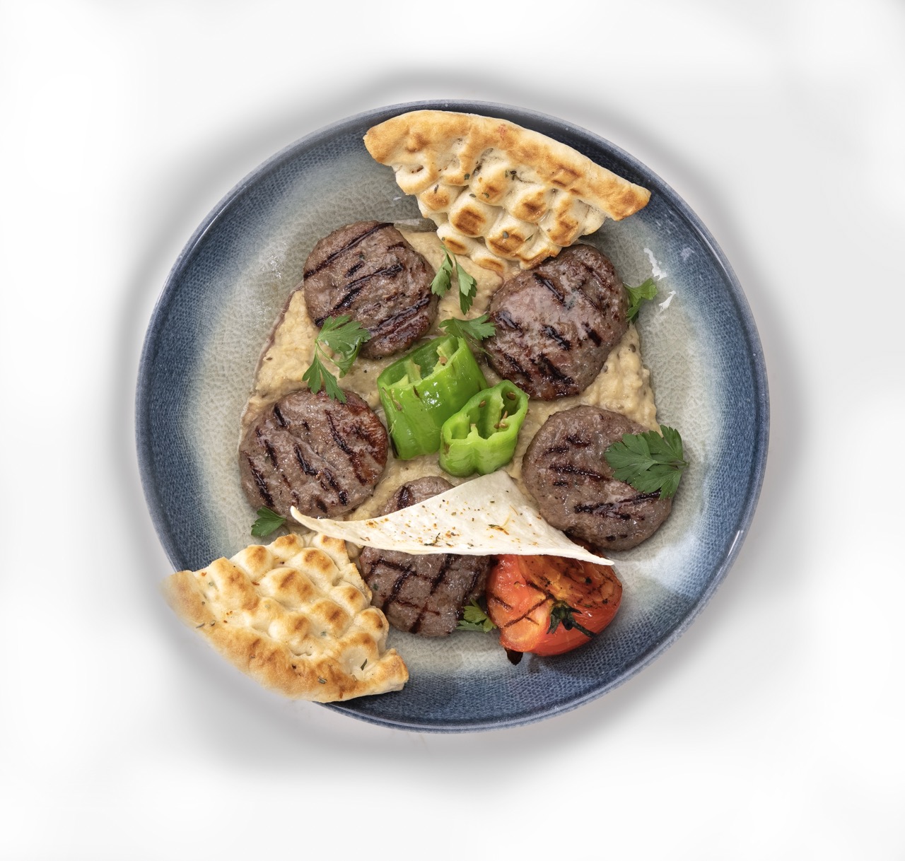 Meatballs with “Beğendi” (Smoked Eggplant Purée) (91)