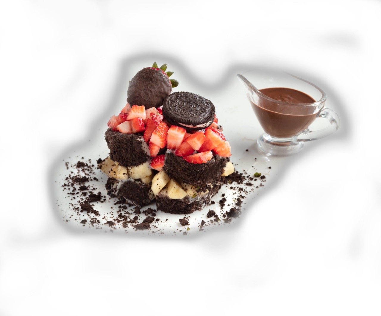 Oreo Cake with Kesme Ice Cream