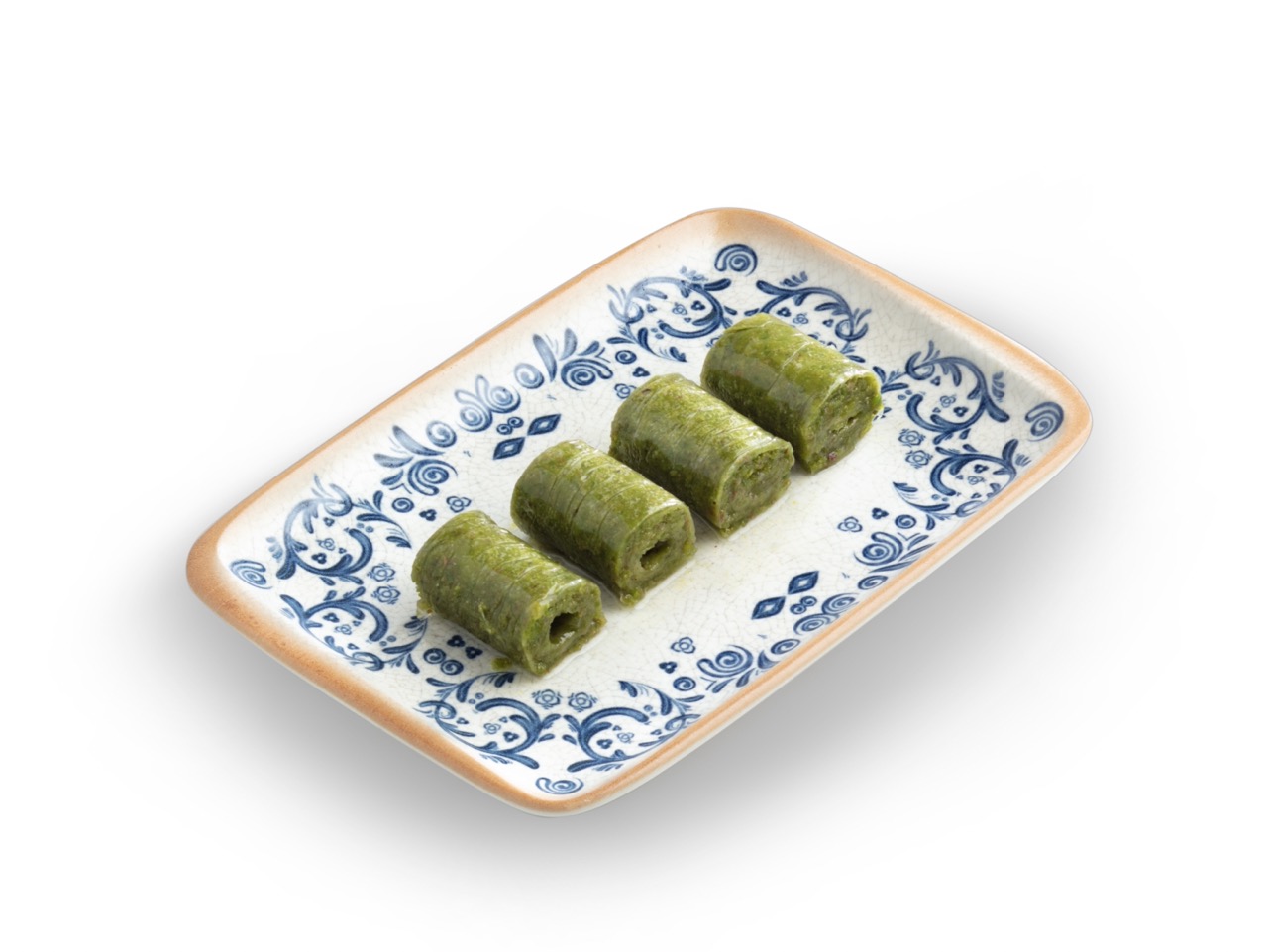 Pistachio Roll Baklava (4 Pieces)