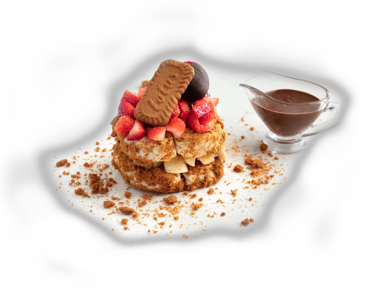 Lotus Cake with Kesme Ice Cream