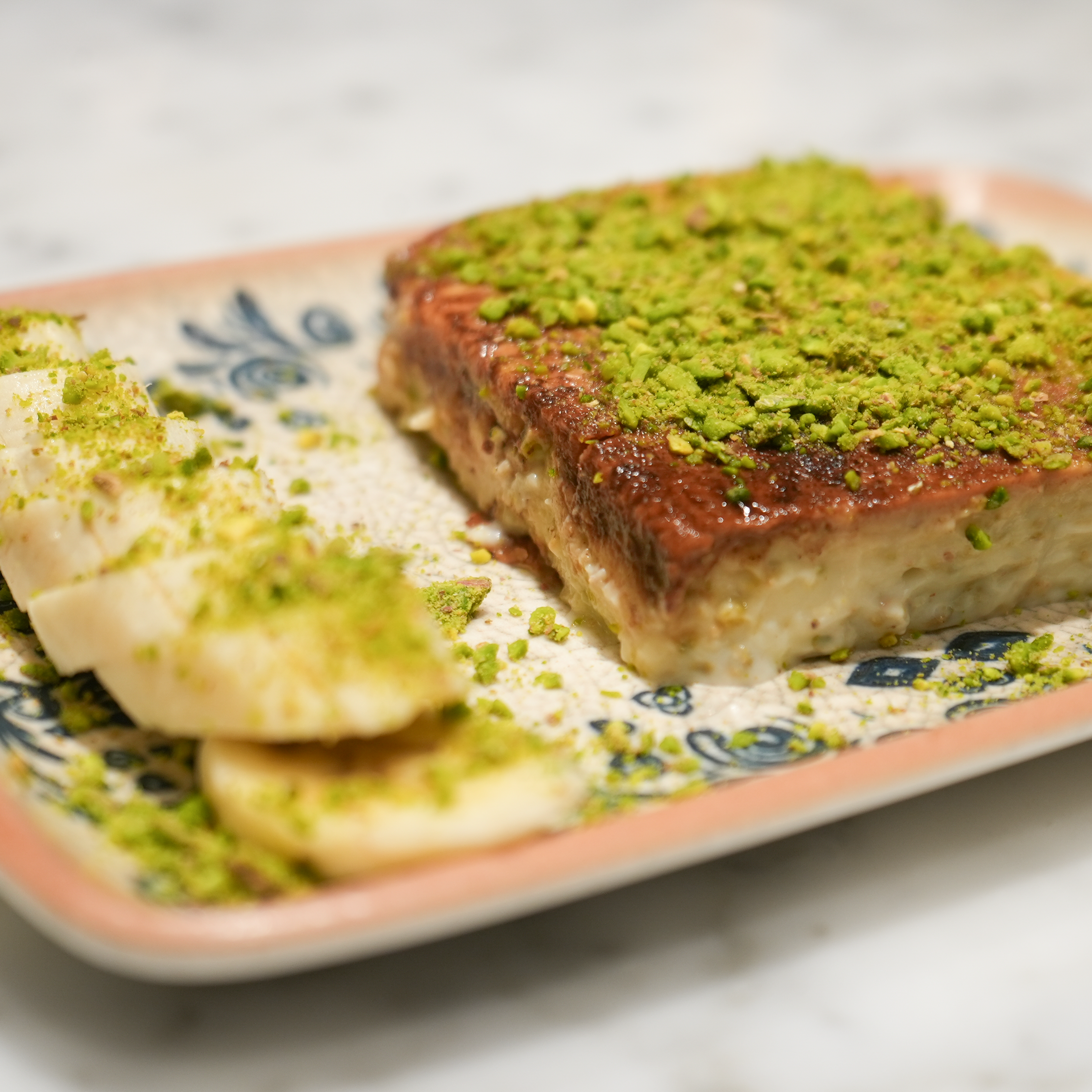 Pistachio Caramelized Milk Pudding