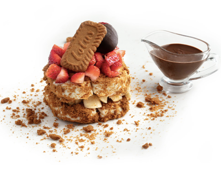 Lotus Cake with Kesme Ice Cream