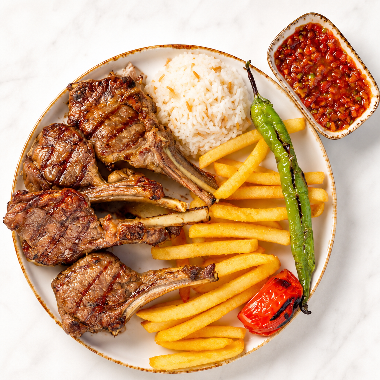 Grilled Lamb Chops (97)