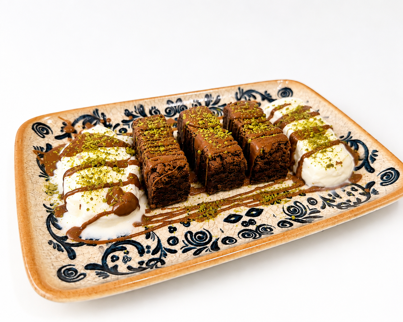 Chocolate Brownie with Maraş Ice Cream