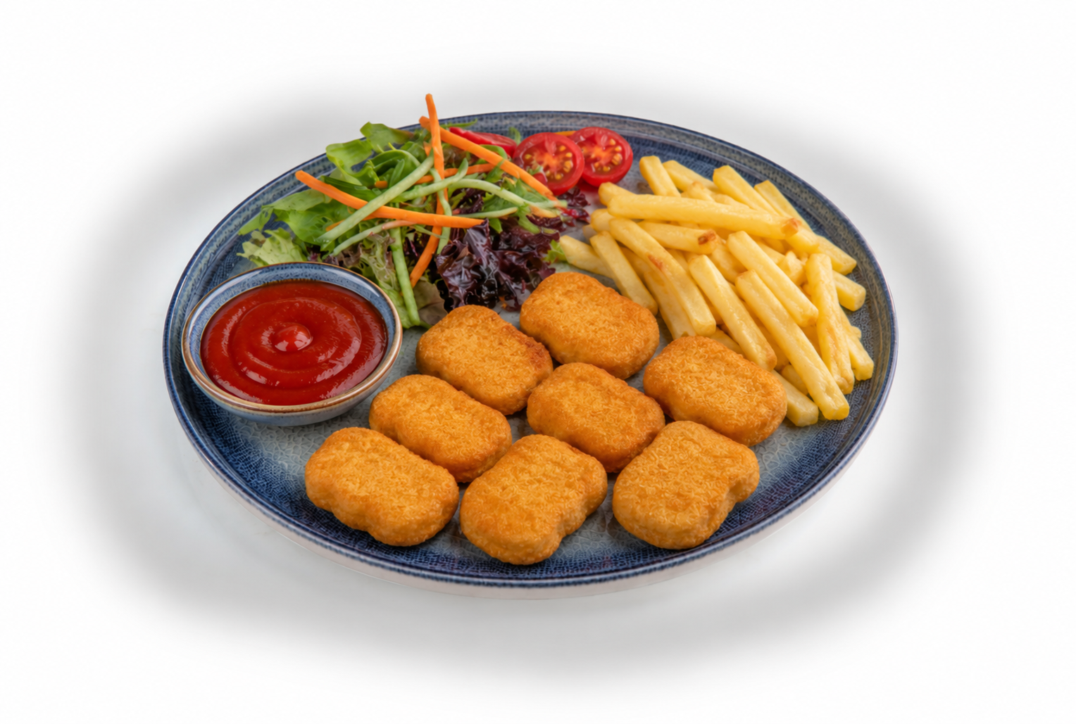 Nuggets with fries